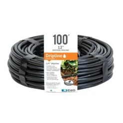 DIG Micro-Line 1/4 Inch Non Pressure Compensating Dripline -Garden Care Product Store 1 4 drip 100ft 1