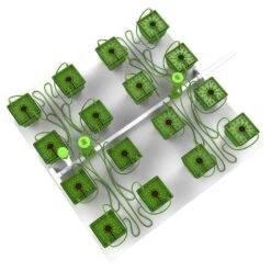 FloraFlex FloraCap System Irrigation Bundle Creator -Garden Care Product Store 4x4 halfgal table floracap b large