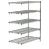 Metro Super Erecta Adjustable 5-Tier Stationary Add-On Wire Shelving Unit, Chrome -Garden Care Product Store 5aa437c 1