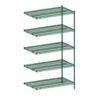 Metro Super Erecta 5-Tier Stationary Add-On Wire Shelving Unit, Metroseal 3 Epoxy -Garden Care Product Store 5an577k3 1