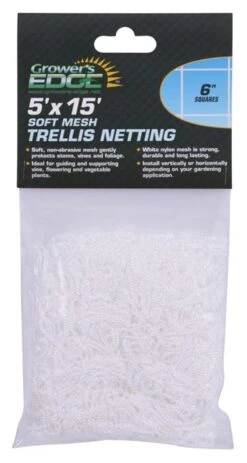 Grower's Edge Soft Mesh Trellis Netting -Garden Care Product Store 740110 01 1