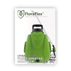 FloraFlex Battery Powered Backpack Sprayer, 8 Liter -Garden Care Product Store 8l sprayer boxfront v2