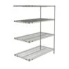 Metro Super Erecta 4-Tier Stationary Add-On Wire Shelving Unit, Chrome 1 Metro Super Erecta 4-Tier Stationary Add-On Wire Shelving Unit, Chrome -Garden Care Product Store an466c 1