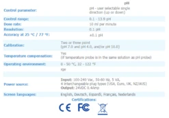 Bluelab PH Controller Connect -Garden Care Product Store blu8011 tech specs