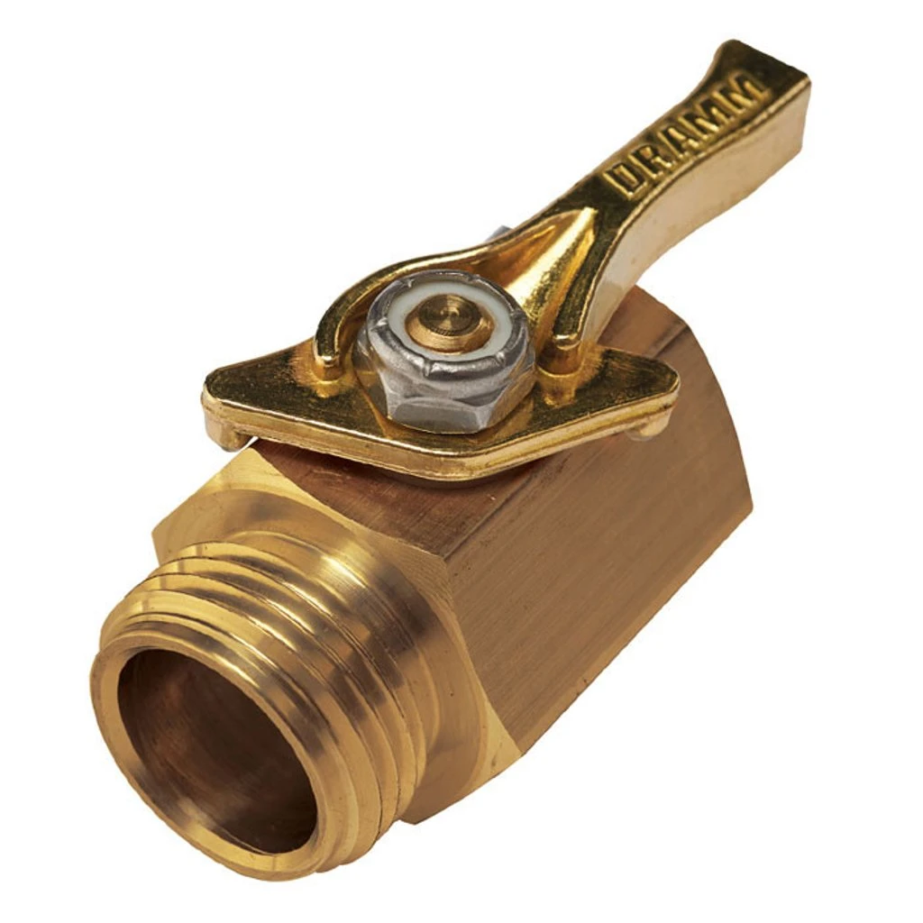 Dramm Heavy Duty Brass Shut-Off Valve 3 Dramm Heavy Duty Brass Shut-Off Valve