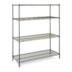 Metro Super Erecta 4-Tier Wire Shelving Unit Convenience Pak, Metroseal 3 Epoxy