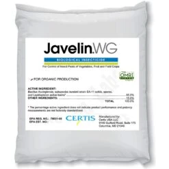 Certis Biologicals Javelin WG Organic Insecticide, 5 Pounds