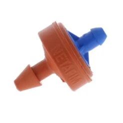 Netafim Woodpecker Pressure Compensating Junior Dripper Barbed Outlet -Garden Care Product Store orange blue 2