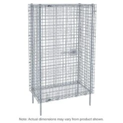 Metro QwikSLOT Stationary Security Cabinet, Chrome