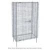 Metro Super Erecta Stationary Security Cabinet, Polished Stainless Steel -Garden Care Product Store sec56s 1