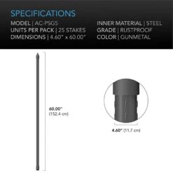 AC Infinity Garden Plant Stakes, Pack Of 25 -Garden Care Product Store storephoto6 32446 1