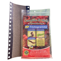 Tip Top Bio-Control Trichogramma Brassicae For Caterpillar & Moth Control, Hanging Card Of 100,000